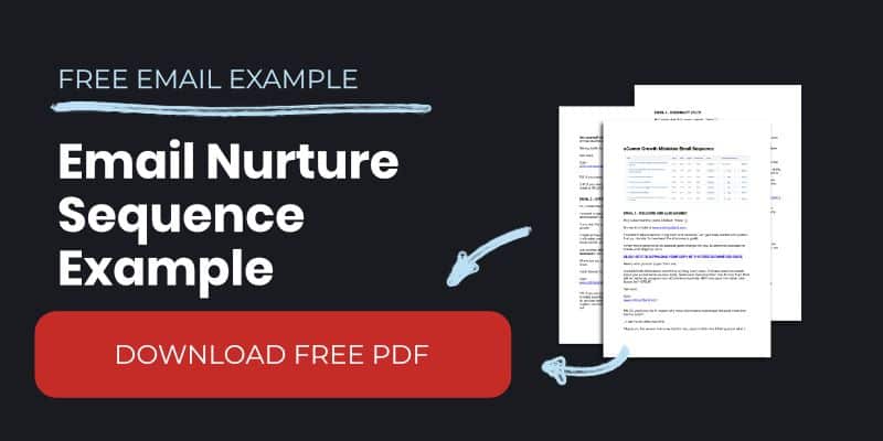 Email Nurture Sequence Example